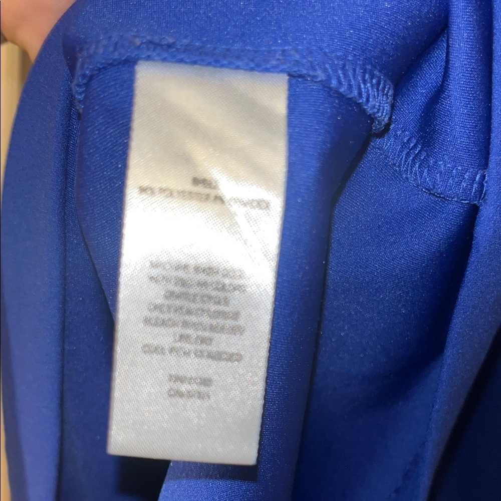 J. Howard Royal Blue Dress Size 16W Long Sleeve Stretch Career Church - Picture 5 of 5